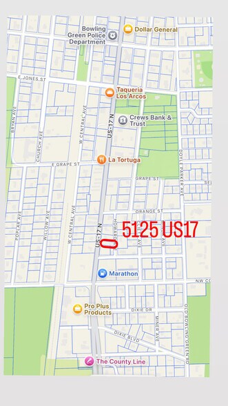 Primary Photo Of 5125 N Highway 17, Bowling Green General Retail For Sale