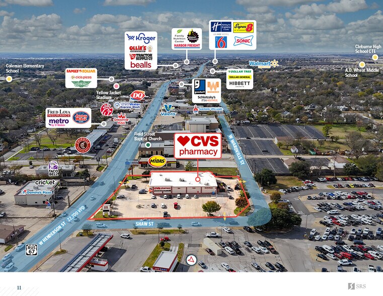 More Photos Of 614 W Henderson St, Cleburne Drugstore For Sale