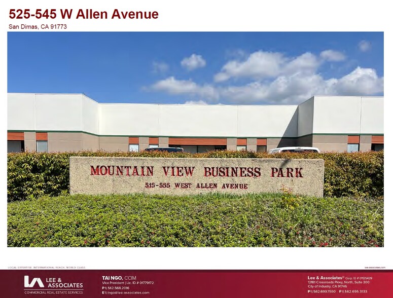 Primary Photo Of 545 W Allen Ave, San Dimas Warehouse For Lease