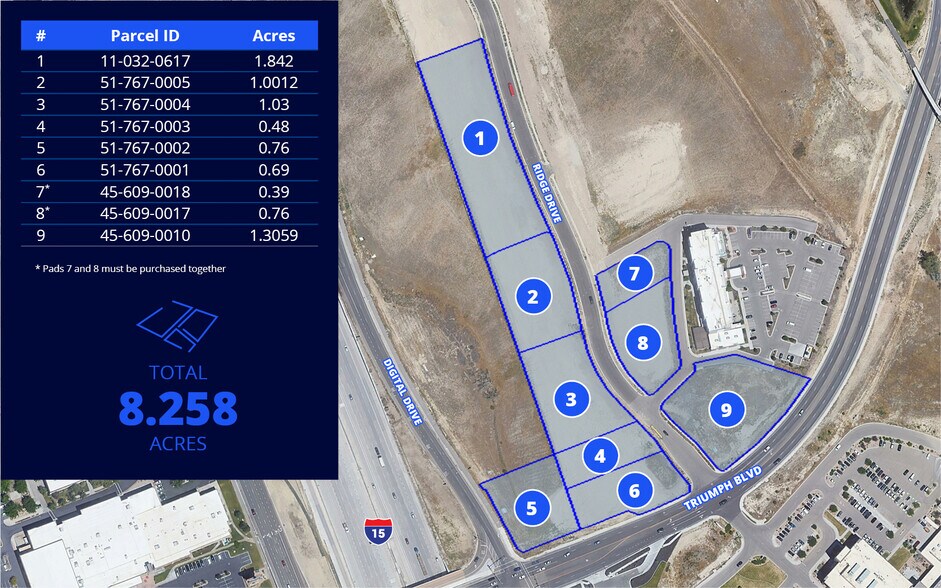 More Photos Of TBD W Ridge Dr & Triumph Blvd, Lehi Land For Sale