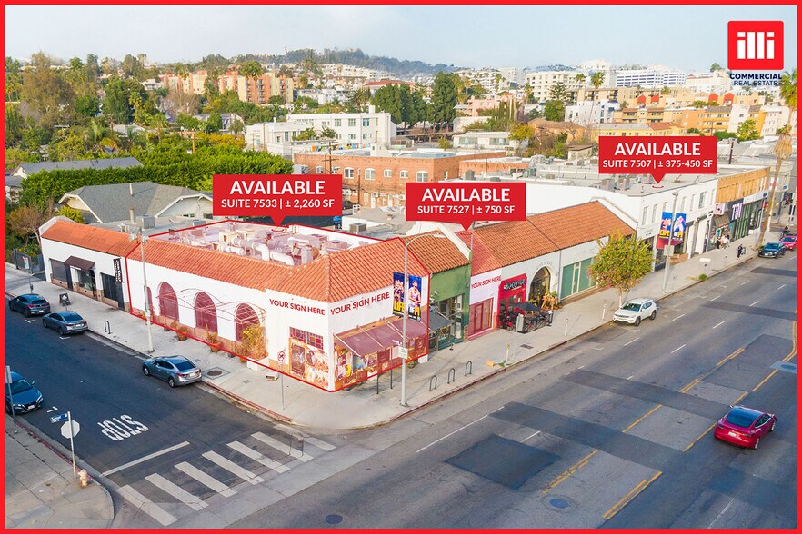 Primary Photo Of 7507-7533 W Sunset Blvd, Los Angeles Storefront Retail Office For Lease