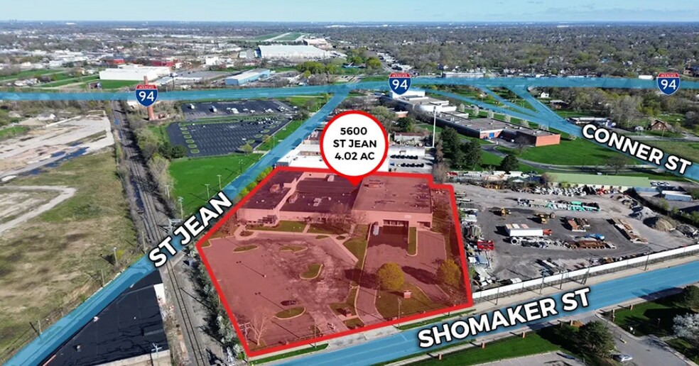 Primary Photo Of 5600 Saint Jean St, Detroit Flex For Sale