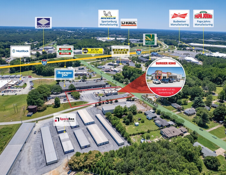 More Photos Of 2200 New Cut Rd, Spartanburg Fast Food For Sale