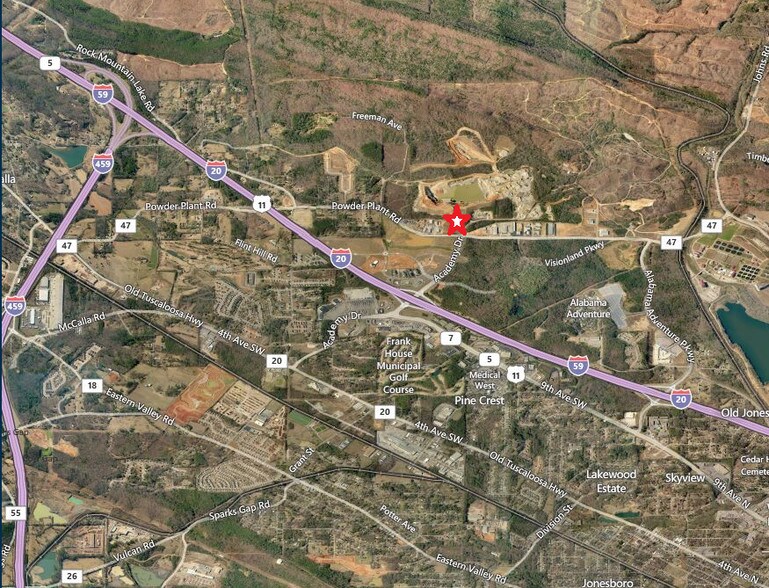 More Photos Of 1200 Powder Plant Rd, Bessemer Land For Lease