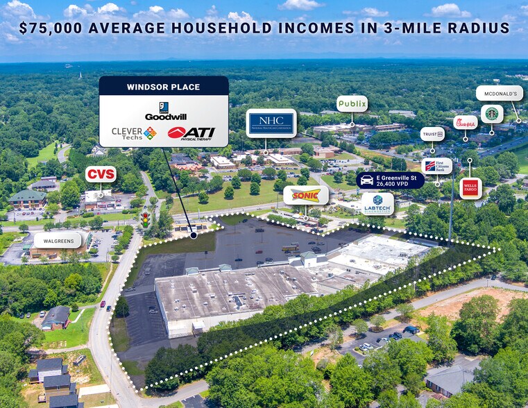 More Photos Of 1520 E Greenville St, Anderson Freestanding For Sale