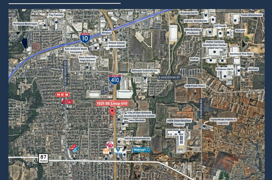 More Photos Of 1521 SE Loop 410, San Antonio Land For Sale