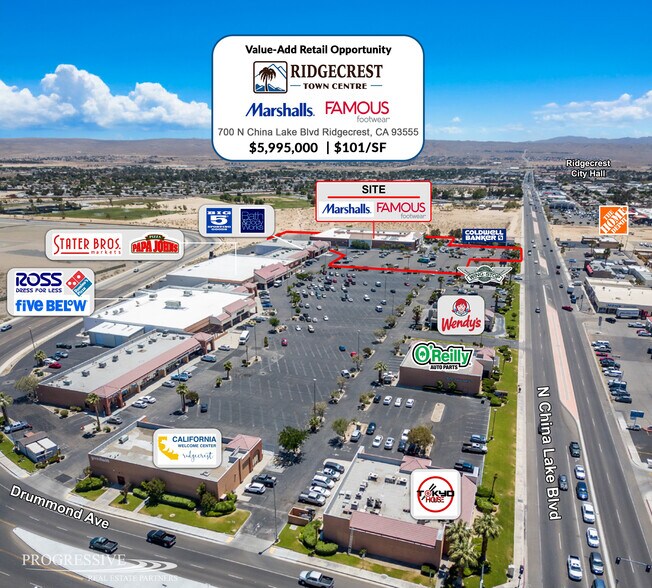 Primary Photo Of 700 N China Lake Blvd, Ridgecrest Department Store For Sale