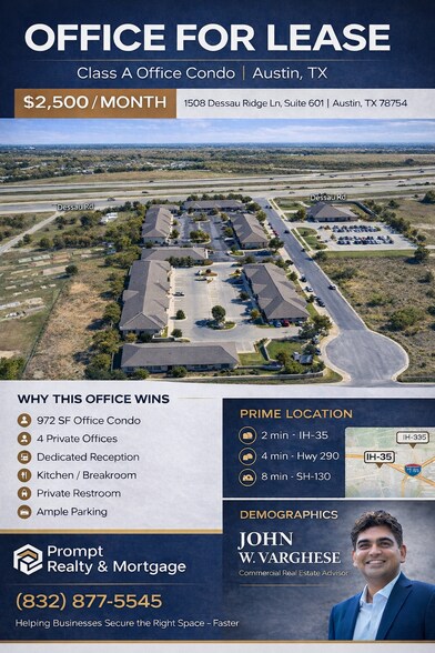 More Photos Of 1508 Dessau Ridge Ln, Austin Office For Lease