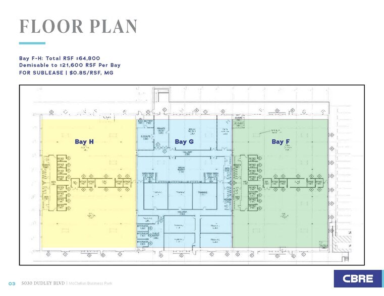 More Photos Of 5012-5116 Dudley Blvd, Mcclellan Flex For Lease