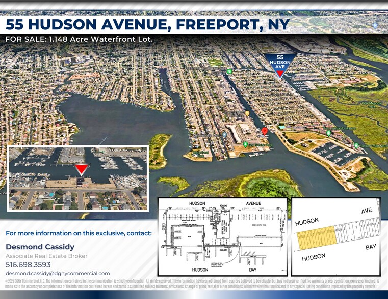More Photos Of 55 Hudson Ave, Freeport Land For Sale