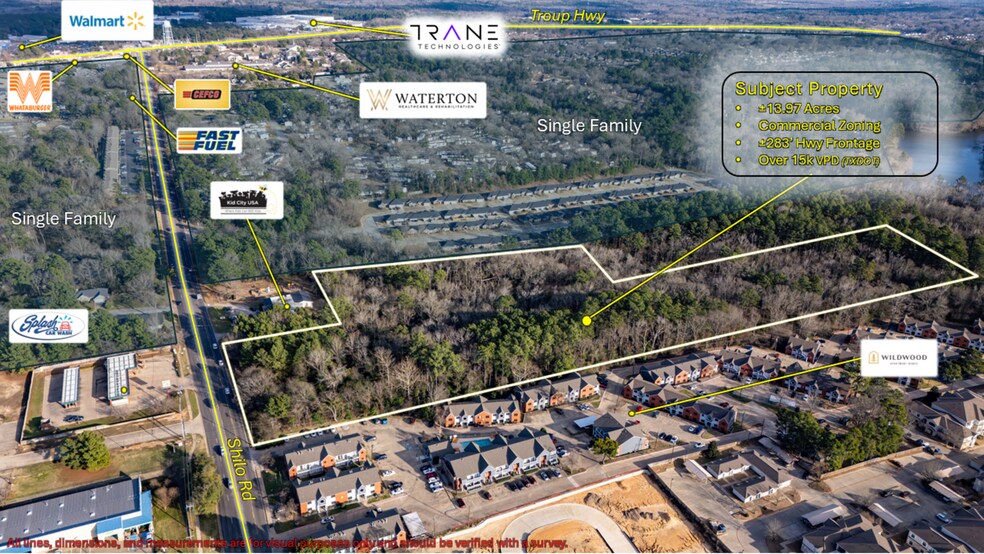 More Photos Of 2043 Shiloh Road, Tyler Land For Sale