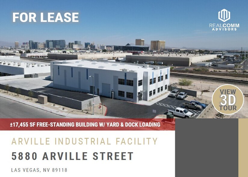 Primary Photo Of 5880 Arville Street St, Las Vegas Warehouse For Lease