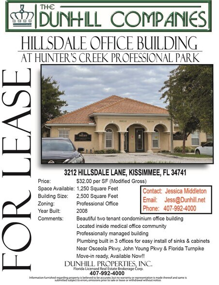 More Photos Of 3212-3214 Hillsdale Ln, Kissimmee Medical For Lease