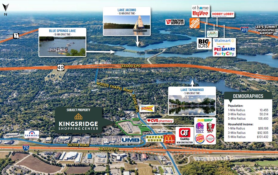 More Photos Of 1102-1236 NW Woods Chapel Rd, Blue Springs General Retail For Lease