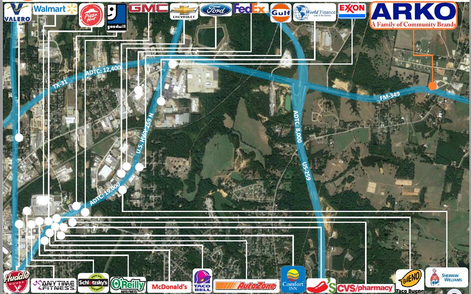 More Photos Of 4525 FM 349, Kilgore Convenience Store For Sale