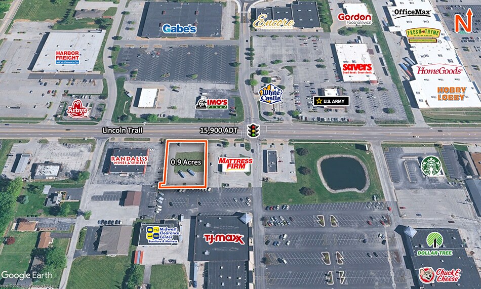 Primary Photo Of 10820 Lincoln Trl, Fairview Heights Land For Lease