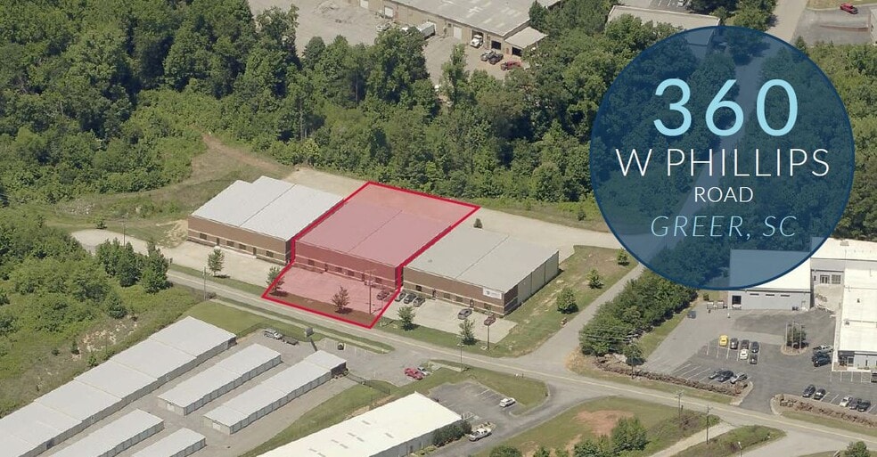 Primary Photo Of 360 W Phillips Rd, Greer Industrial For Lease