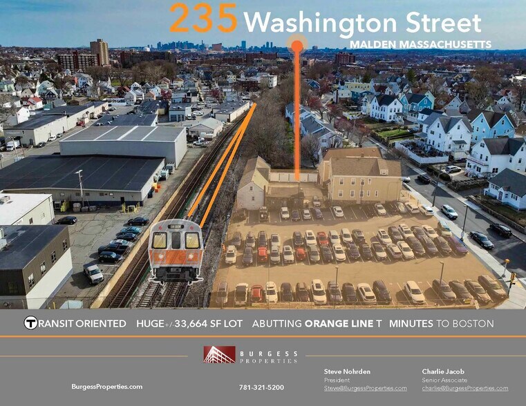 Primary Photo Of 235 Washington St, Malden Land For Sale