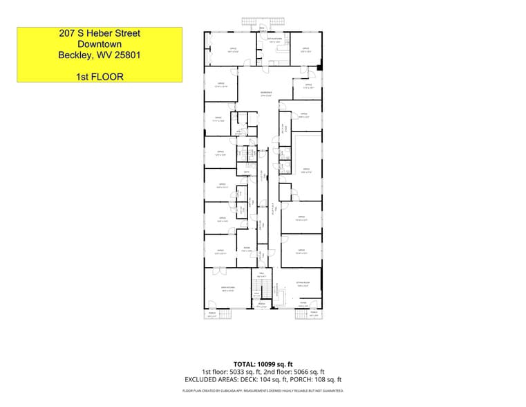More Photos Of 207 S Heber St, Beckley Office For Sale