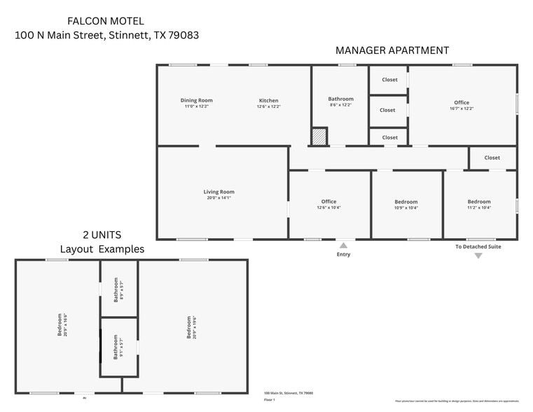 More Photos Of Falcon Motel, Stinnett Hotel For Sale