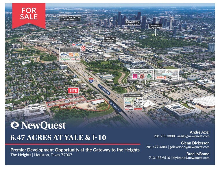 Primary Photo Of 6.47 Acres at Yale & I-10, Houston Land For Sale