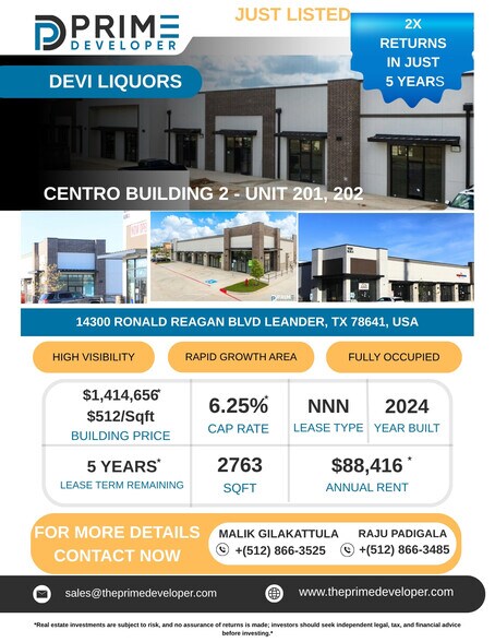 More Photos Of 14300 Ronald Reagan Blvd, Cedar Park Storefront For Sale