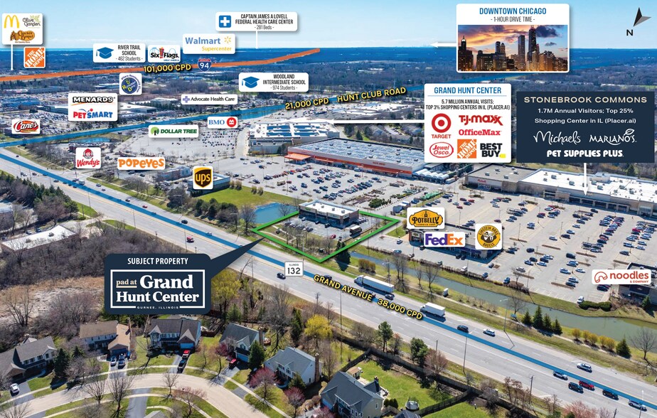 More Photos Of 6631 Grand Ave, Gurnee Storefront For Sale