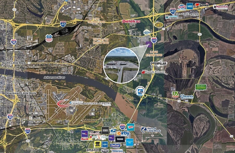 More Photos Of 1 Harold Ives Dr, North Little Rock Warehouse For Sale