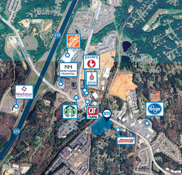 Primary Photo Of 5142 Holly Springs Pky, Woodstock Medical For Lease