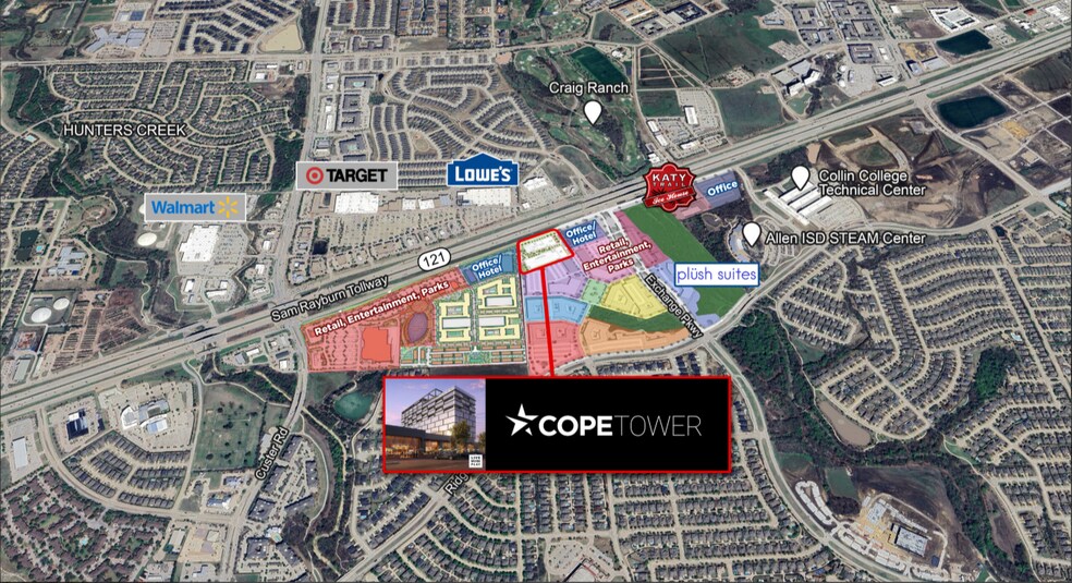 Primary Photo Of Sam Rayburn Tollway (SH-121) & Exchange Parkway, Allen Land For Sale