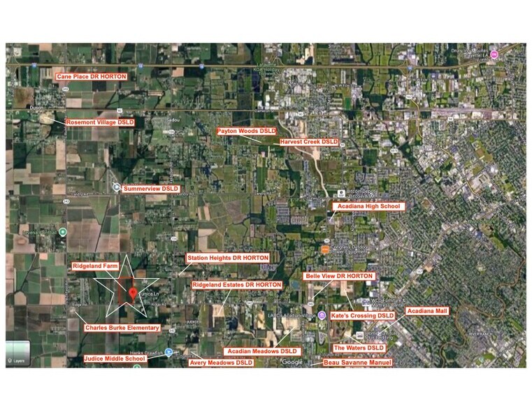 Primary Photo Of 2426 Ridge rd, Duson Land For Sale