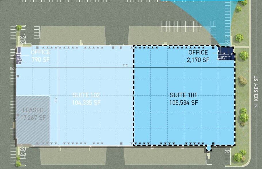 More Photos Of 8505 W Doe Ave, Visalia Distribution For Lease