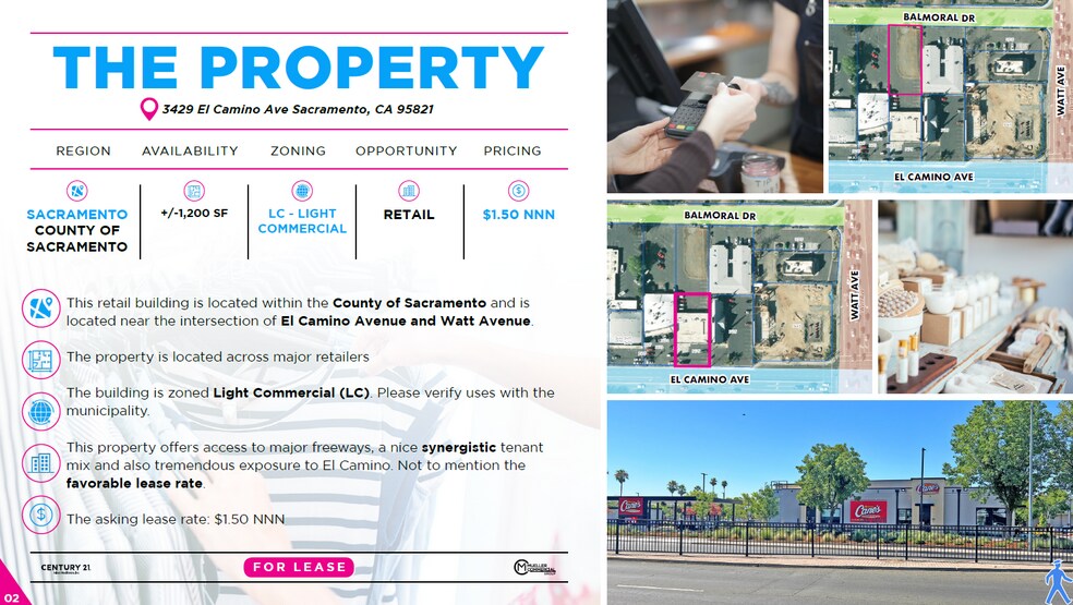 More Photos Of 3423-3429 El Camino Ave, Sacramento General Retail For Lease
