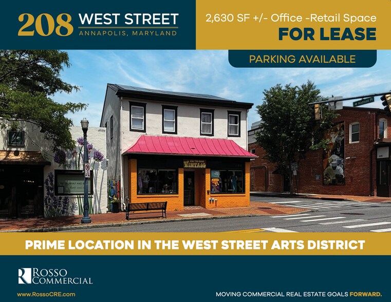 Primary Photo Of 208 West St, Annapolis Storefront Retail Office For Lease