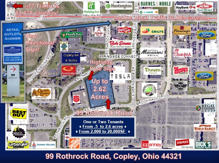 More Photos Of 99 Rothrock, Copley Land For Lease