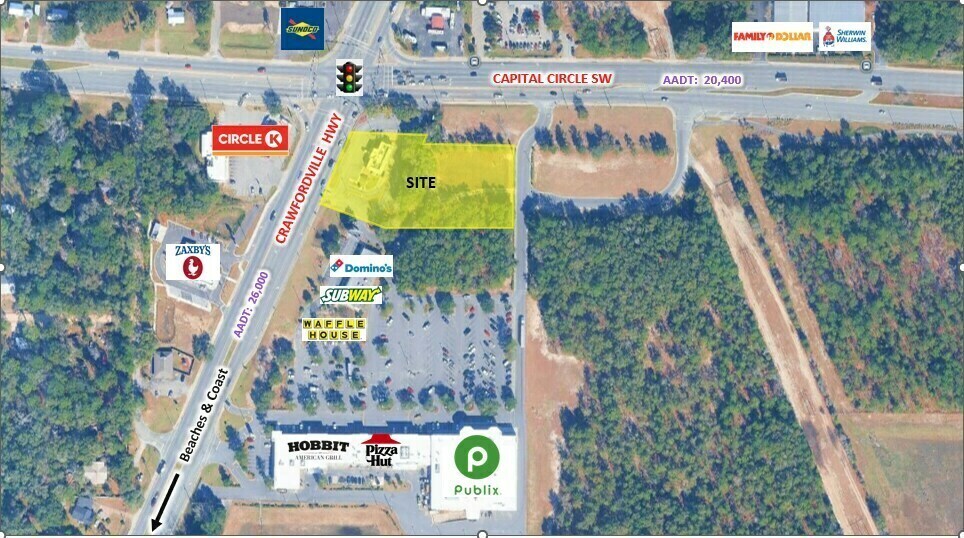 Primary Photo Of 5020 Capital Cir SW, Tallahassee Land For Sale