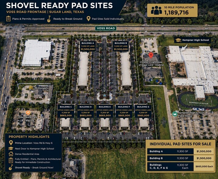 More Photos Of 15019 Voss Rd, Sugar Land Land For Sale