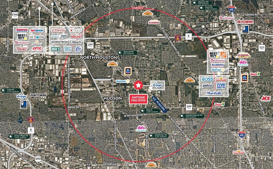 More Photos Of 249 N Sam Houston Pky E, Houston Land For Sale