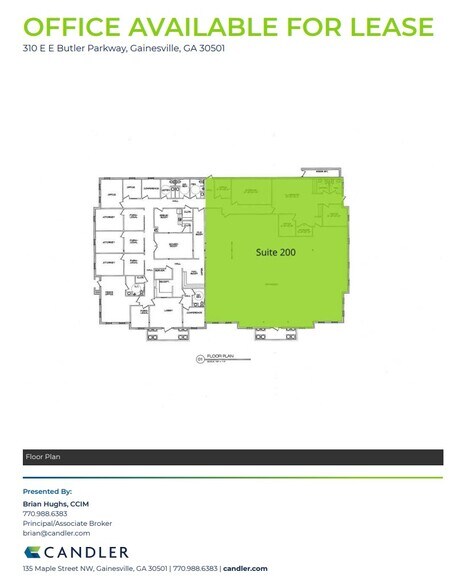 More Photos Of 310 E E Butler Pky, Gainesville Office For Lease