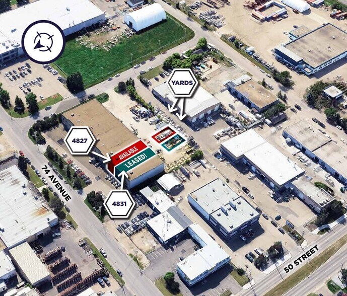 Primary Photo Of 4803-4831 74th Ave, Edmonton Manufacturing For Lease