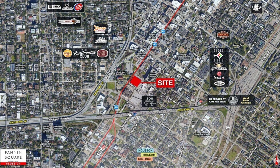 More Photos Of 4118 Fannin St, Houston Storefront For Lease