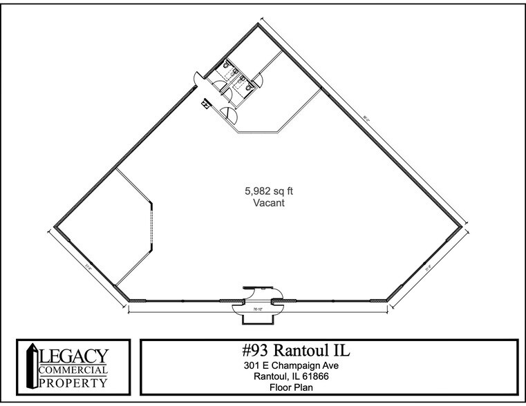 More Photos Of 301 E Champaign Ave, Rantoul Freestanding For Lease