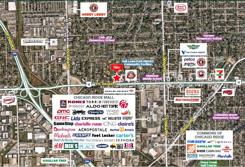 More Photos Of 6760-6768 W 95th St, Oak Lawn Freestanding For Lease