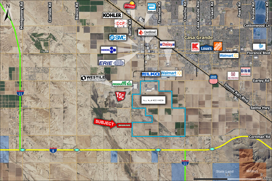 Primary Photo Of N of NWC Burris Road and Cornman Road, Casa Grande Land For Sale