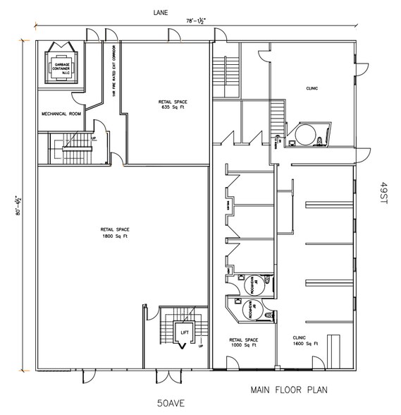 More Photos Of 4741 50, Calmar General Retail For Lease