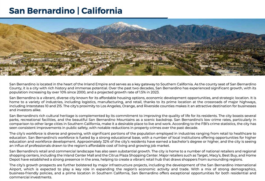 More Photos Of Orange Show Rd & 215 Fwy, San Bernardino Land For Sale