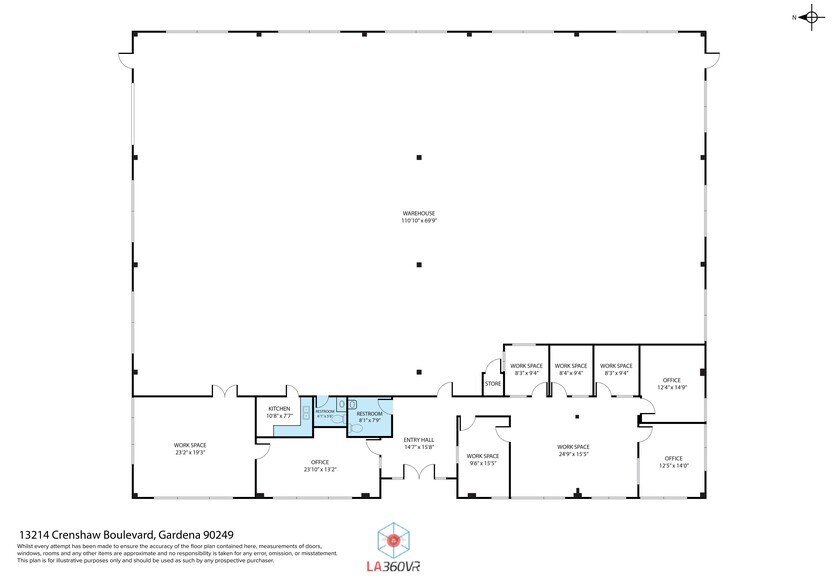 More Photos Of 13214 Crenshaw Blvd, Gardena Warehouse For Lease