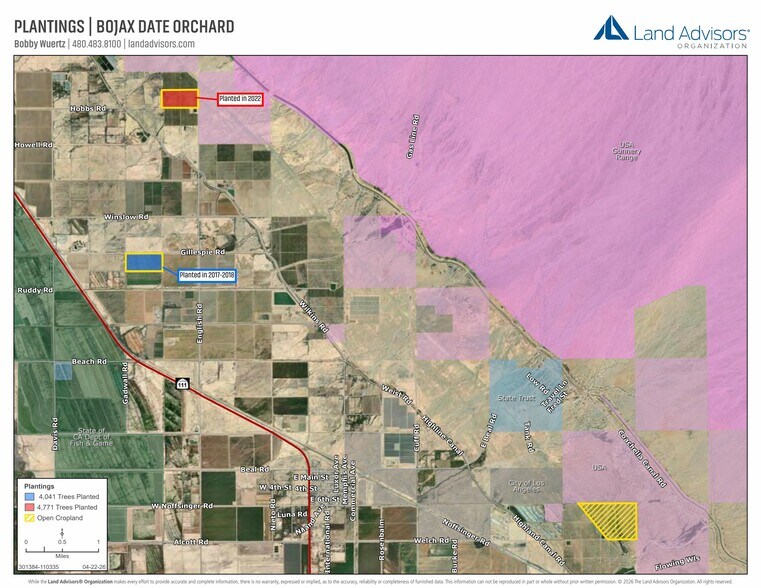 More Photos Of NEC Old English Rd & Hobbs rd, Niland Land For Sale