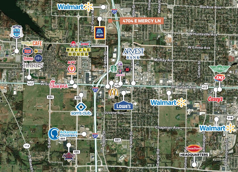 More Photos Of 4704 Mercy Ln, Springdale Storefront For Lease