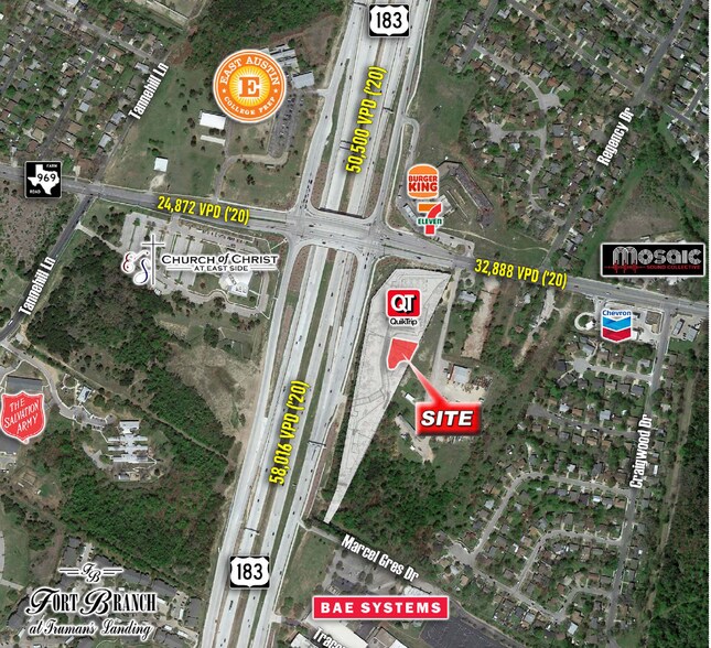 Primary Photo Of US-183 @ FM 969, Austin Land For Sale